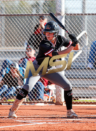 The  Red Mountain girls softball team take on the Basha Bears