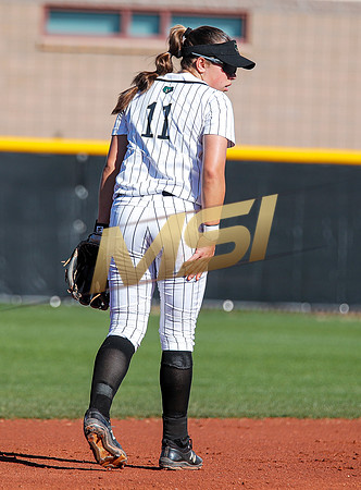 The  Red Mountain girls softball team take on the Basha Bears