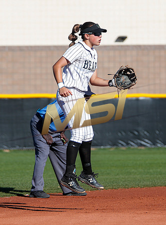 The  Red Mountain girls softball team take on the Basha Bears