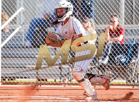 The  Red Mountain girls softball team take on the Basha Bears