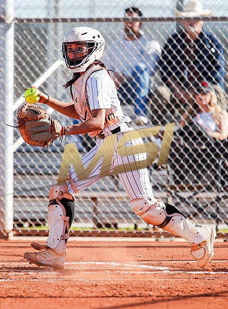 The  Red Mountain girls softball team take on the Basha Bears