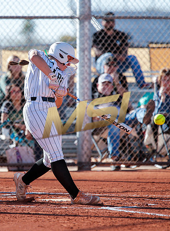The  Red Mountain girls softball team take on the Basha Bears