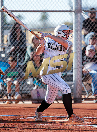 The  Red Mountain girls softball team take on the Basha Bears