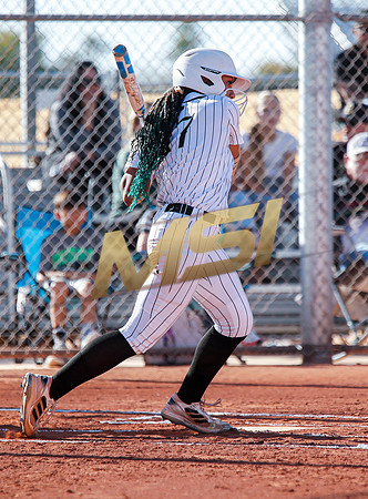 The  Red Mountain girls softball team take on the Basha Bears
