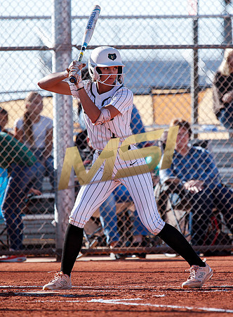 The  Red Mountain girls softball team take on the Basha Bears