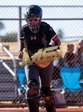 The  Red Mountain girls softball team take on the Basha Bears