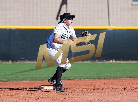 The  Red Mountain girls softball team take on the Basha Bears