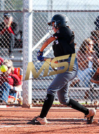 The  Red Mountain girls softball team take on the Basha Bears