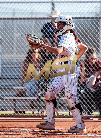 The  Red Mountain girls softball team take on the Basha Bears