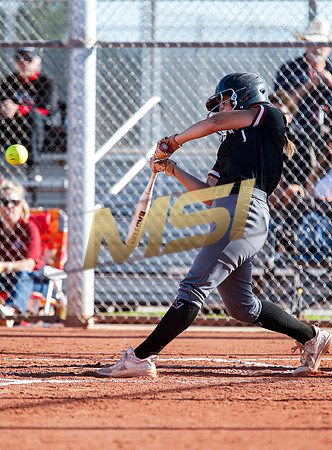 The  Red Mountain girls softball team take on the Basha Bears