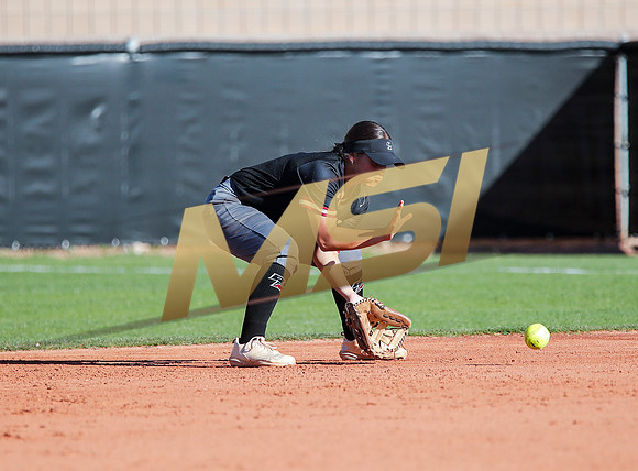 The  Red Mountain girls softball team take on the Basha Bears