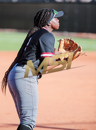 The  Red Mountain girls softball team take on the Basha Bears