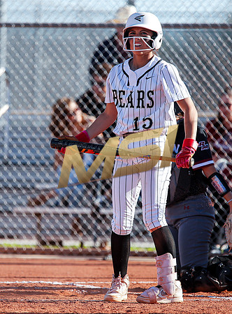 The  Red Mountain girls softball team take on the Basha Bears