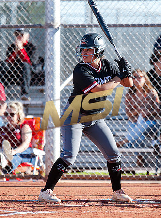 The  Red Mountain girls softball team take on the Basha Bears