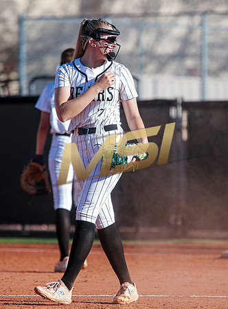 The  Red Mountain girls softball team take on the Basha Bears