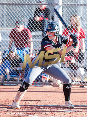 The  Red Mountain girls softball team take on the Basha Bears