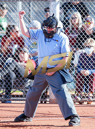 The  Red Mountain girls softball team take on the Basha Bears