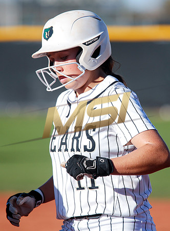 The  Red Mountain girls softball team take on the Basha Bears