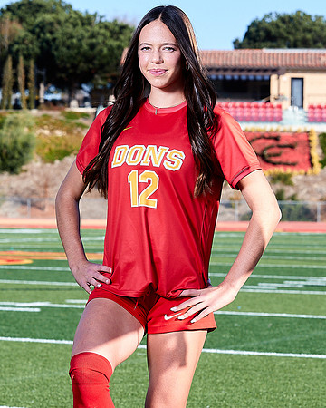 Cathedral Catholic Girls Varisty Soccer Team Media Day