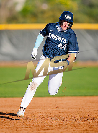 The Saint Augstine Saints baseball beam take on the San Marcos Knights