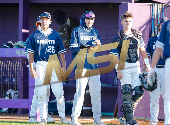 The Saint Augstine Saints baseball beam take on the San Marcos Knights