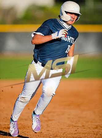 The Saint Augstine Saints baseball beam take on the San Marcos Knights