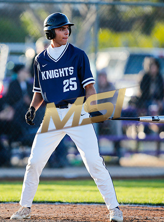 The Saint Augstine Saints baseball beam take on the San Marcos Knights