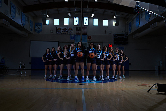 Academy of Our Lady of Peace Varsity Basketball Team Media Day