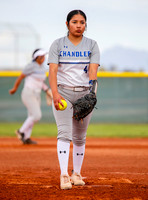 2024-03-14 AIA Varsity Softball Chandler vs Pinnacle (Hamilton Invitational)