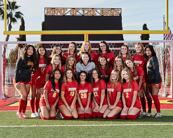 Cathedral Catholic Girls Varisty Soccer Team Media Day
