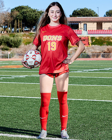 Cathedral Catholic Girls Varisty Soccer Team Media Day