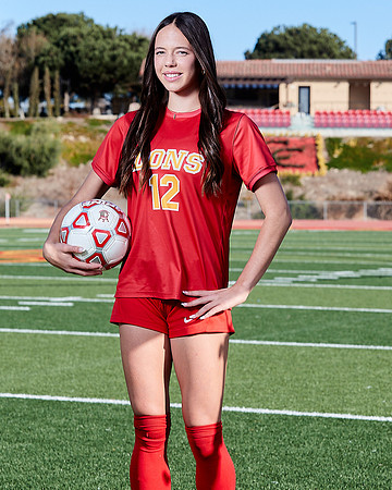 Cathedral Catholic Girls Varisty Soccer Team Media Day