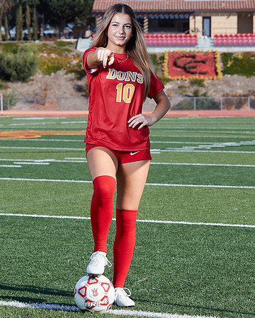 Cathedral Catholic Girls Varisty Soccer Team Media Day