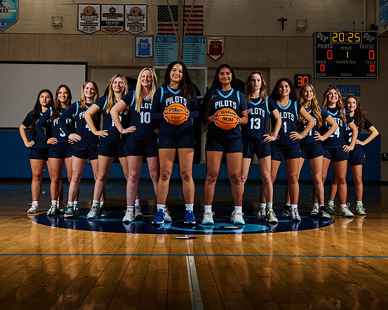 Academy of Our Lady of Peace Varsity Basketball Team Media Day