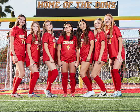 Cathedral Catholic Girls Varisty Soccer Team Media Day