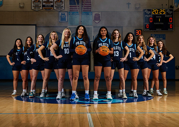 Academy of Our Lady of Peace Varsity Basketball Team Media Day