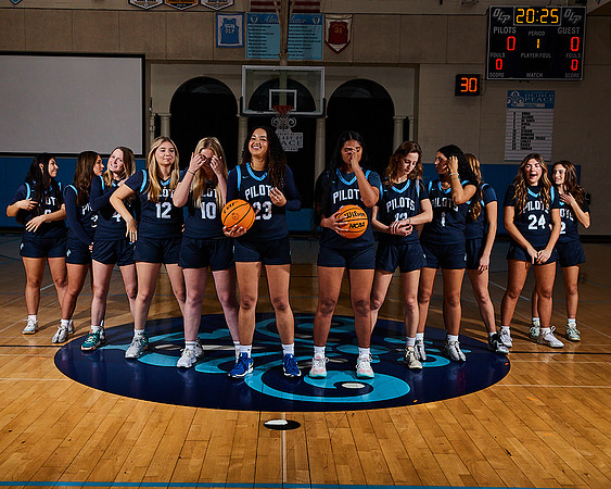 Academy of Our Lady of Peace Varsity Basketball Team Media Day
