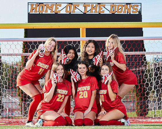 Cathedral Catholic Girls Varisty Soccer Team Media Day