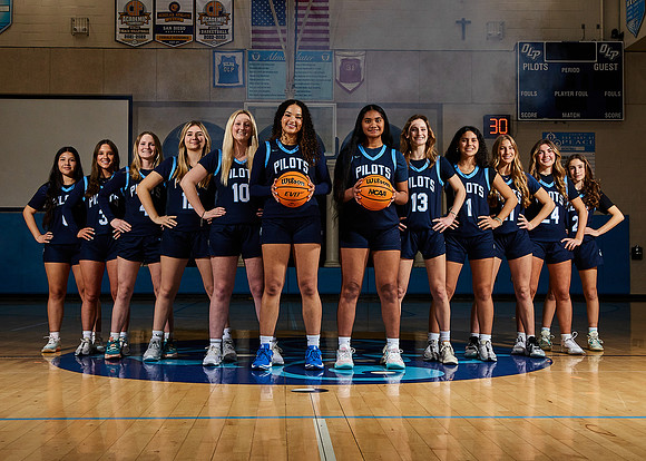 Academy of Our Lady of Peace Varsity Basketball Team Media Day