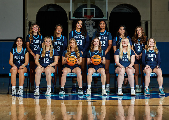 Academy of Our Lady of Peace Varsity Basketball Team Media Day