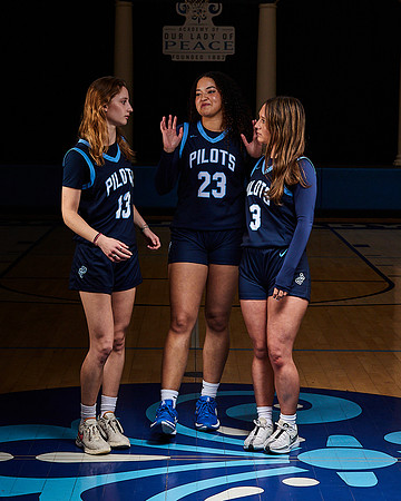 Academy of Our Lady of Peace Varsity Basketball Team Media Day