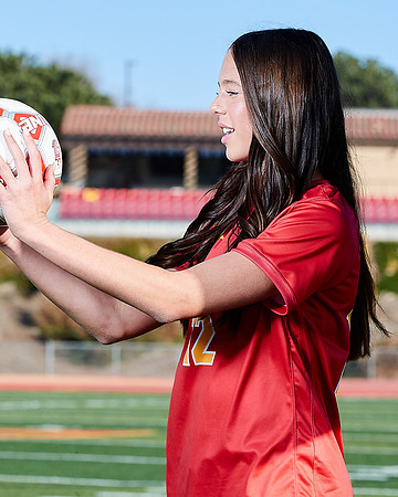 Cathedral Catholic Girls Varisty Soccer Team Media Day