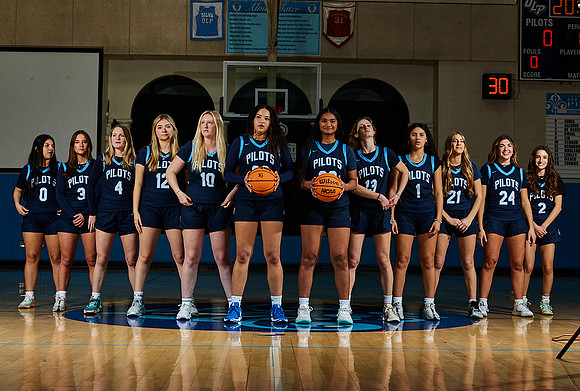 Academy of Our Lady of Peace Varsity Basketball Team Media Day