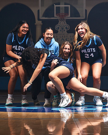 Academy of Our Lady of Peace Varsity Basketball Team Media Day