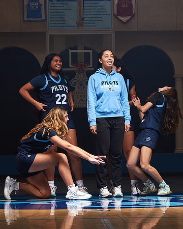 Academy of Our Lady of Peace Varsity Basketball Team Media Day