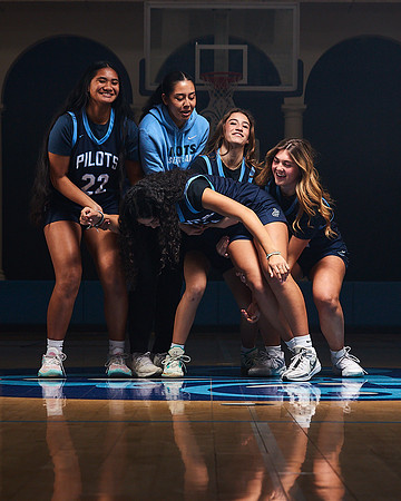 Academy of Our Lady of Peace Varsity Basketball Team Media Day