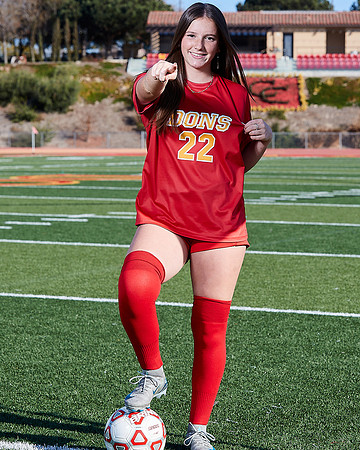 Cathedral Catholic Girls Varisty Soccer Team Media Day