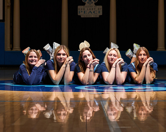 Academy of Our Lady of Peace Varsity Basketball Team Media Day