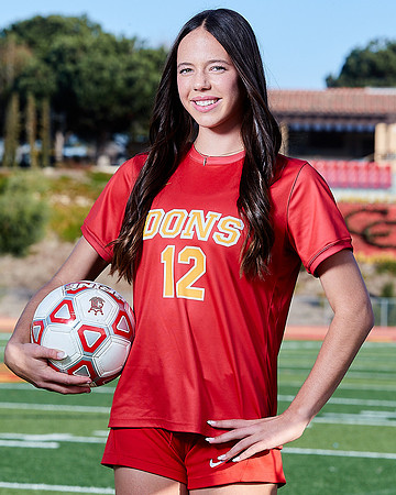 Cathedral Catholic Girls Varisty Soccer Team Media Day