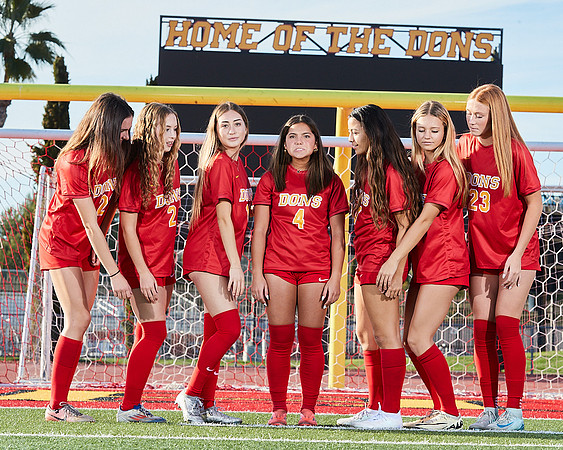 Cathedral Catholic Girls Varisty Soccer Team Media Day